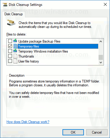 compress your os drive disk cleanup windows 10